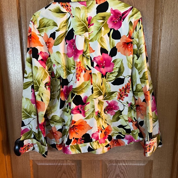 Tropical Print Jacket - Picture 2 of 2